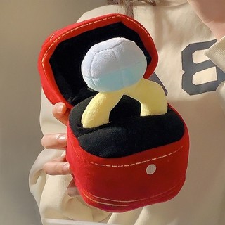 Bộ Nhẫn búp bê kim cương siêu lớn Bộ nhẫn Cầu Hôn sang trọng lớn Đồ chơi Quà tặng sinh nhật sáng tạo