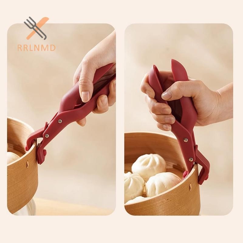 Rrlnmd Bát Thìa Món Ăn Kẹp Nồi Chảo Kẹp Đĩa Đĩa Nóng Bát Kẹp Lưỡi Chống Bỏng Tay Cầm Chống Trơn Trượt Tiện Ích Nhà Bếp MỚI