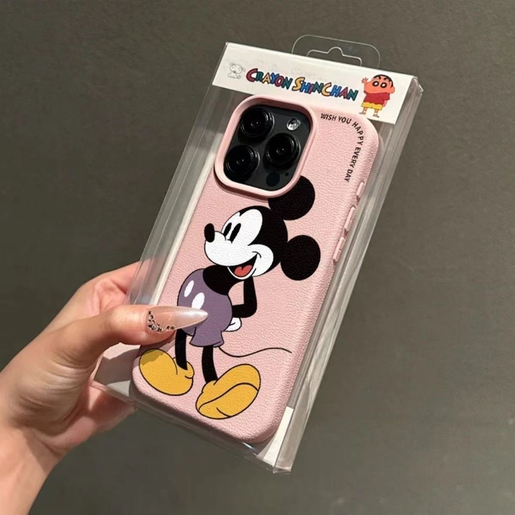 Ốp điện thoại 15promax/14PRO thích hợp dùng cho Mickey đeo hông chống va đập Ốp mềm iPhone 13/12promax