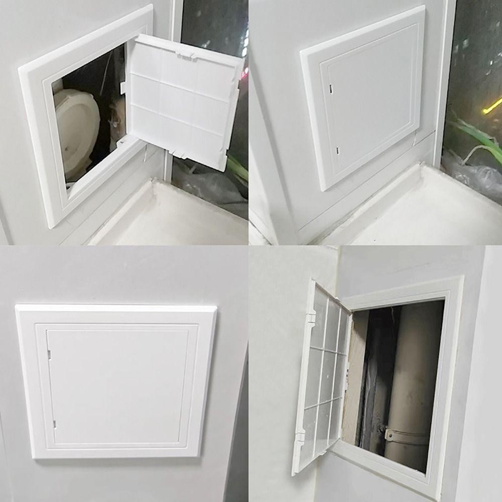 Bảng điều khiển SIMPLEAID, nắp mở có thể tháo rời màu trắng, khóa hộp, bản lề nhựa, treo tường