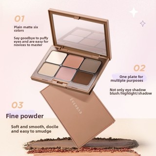 Everbab Eye Shadow Plain Dumb Eye Shadow Dish Ins Giá cả phải chăng Sinh viên Matte Big Ground Color Powder Blusher Highlight Facelift All-In-One Dish