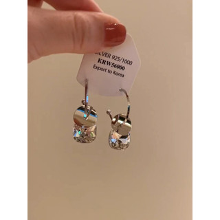 A Four-Wear ~ Nhỏ Đá Viên Bạc Mảnh Nửa Bông Tai Bông Tai Nhẹ Sang Trọng Cao Cấp Bông Tai Thời Trang Độc Đáo Sang Trọng Bông Tai Sang Trọng 7.5 4ORY