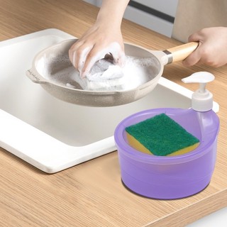 Hộp đựng chất lỏng làm sạch bằng nhựa 2 trong 1 chất lượng cao - Khay xốp gia dụng thực tế phong cách đơn giản