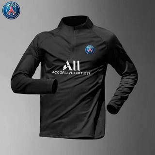 2324 Zipper Training Wear Men's Paris Top Football Real Madrid Quick-Drying Sports Long Sleeve Running Same Style Half Zipper Sleeve pGb2