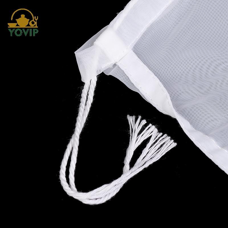 YOVIP Túi Lọc Sữa Đậu Nành 100 Lưới Mịn Có Thể Tái Sử Dụng Nước ép Cà Phê Dây Rút Nhà Bếp Lọc Thực Phẩm VN