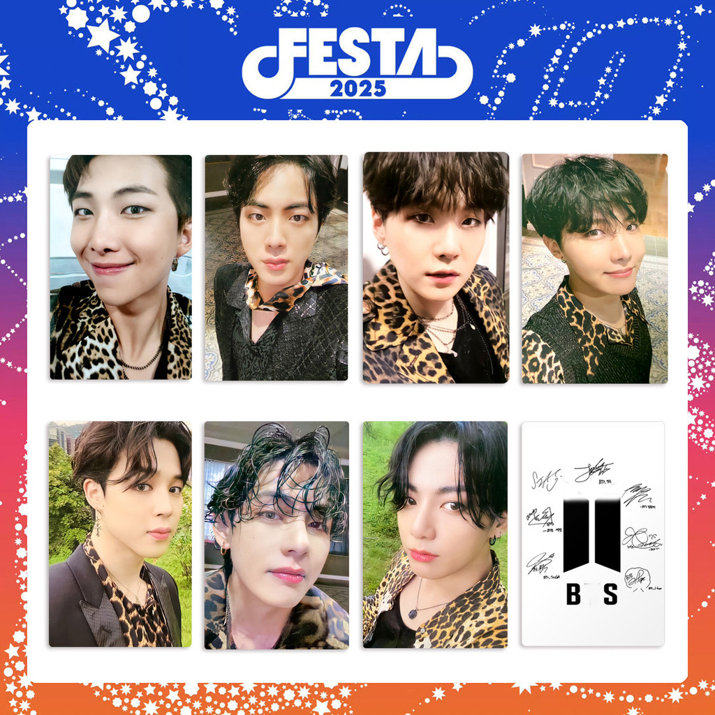 3-10 Chiếc 2025 FESTA DECO KIT ARMY ZONE Lưu Niệm Lomo Thẻ MERCH BOX9 JIN SOLO ECHO HAPPY Photocards Jung Kook GOLDEN Happy RM SUGA J-Hope Jimin V DICON Bưu Thiếp YM
