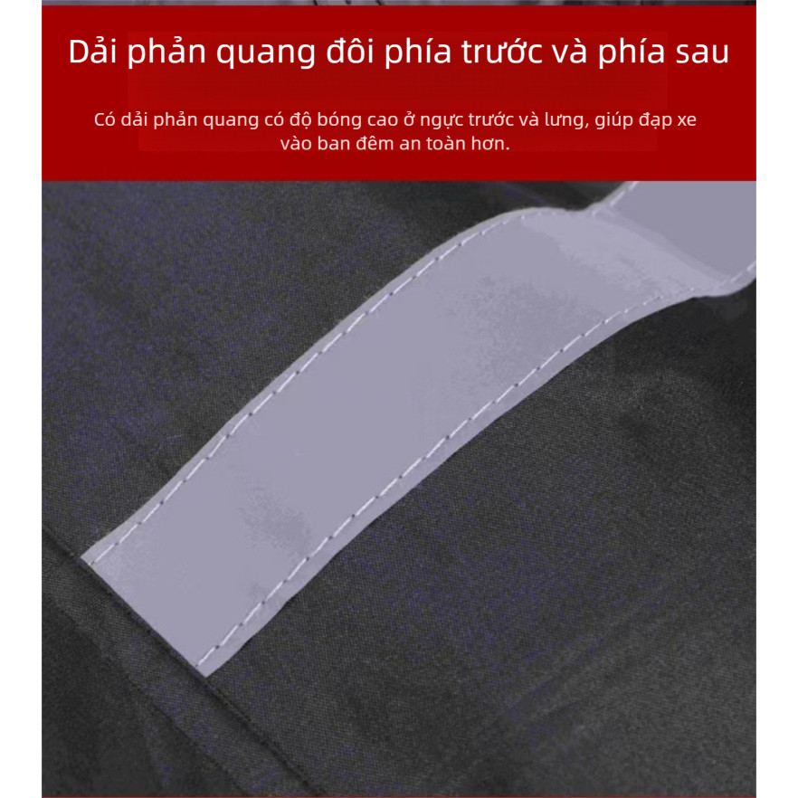 Bộ áo mưa phong cách mới，Áo mưa bộ nam nữ zacro cao cấp có phản quang loại vải dày chống thấm tố tàn thấm nước dặn áo mưa đi xe máy có phản