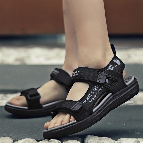 Sandal Cho Bé Trai Quai Dù Sport Siêu Bền Thoáng Khí Êm Chân Đế Cao Su Chống Trượt An Toàn