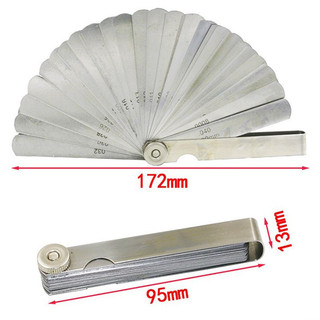 [COD] Bộ Thước Lá Inox 32 Lá – Đo Khe Hở Chính Xác 0.02-1mm, Căn Lá Đo Máy Móc, Xupap, Bugi