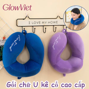 Gối chữ U kê cổ cao cấp, chống mỏi cổ, Thiết Kế Thoáng Mát, Phù Hợp Văn Phòng, Du Lịch