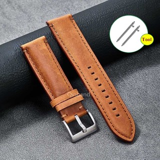 Cổ Điển Chính Hãng Da Bò Đồng Hồ Vòng Tay Nam Nữ 20 Mm 22 Mm 24 Mm Phát Hành Nhanh Da Đồng Hồ Dây Đeo Thay Thế Cho Thạch Anh Cơ Đồng Hồ Phụ Kiện