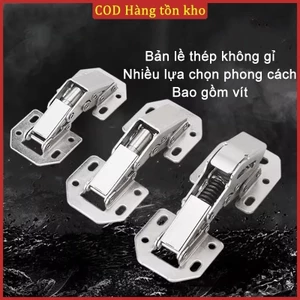 Bản lề gập thông minh 90 ĐỘ bản lề giảm chấn Tủ Không Khoan Ếch hinge Bao gồm vít