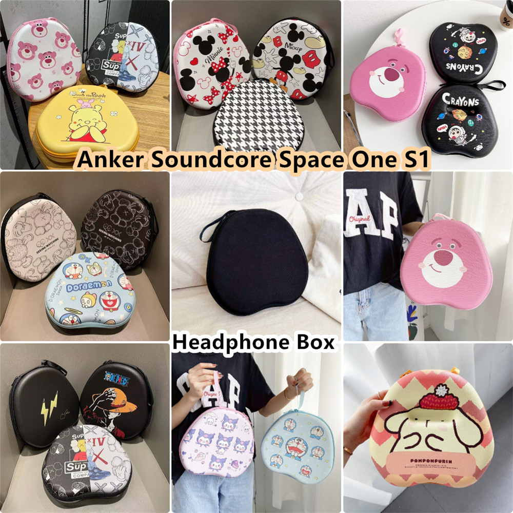 HÀNG CÓ SẴN!Dành Cho Anker Soundcore Space One S1 Vỏ Tai Nghe Hoạt Hình Hợp Thời Trang Tai Nghe Earpads Túi Bảo Quản Vỏ Hộp | BigBuy360 - bigbuy360.vn