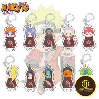 ( Mica trong acrylic ) Móc khóa in hình NARUTO ver ĐỨNG quà tặng dễ thương anime chibi - DH