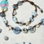 Vòng tay gốm boho ngôi sao cá đính hạt, phù hợp ngày lễ