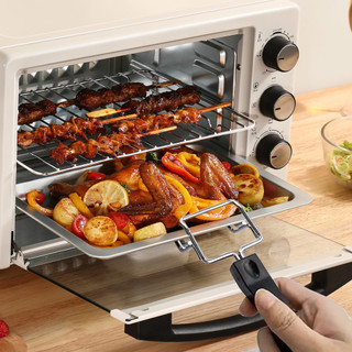1 Chiếc Tay Cầm Chịu Nhiệt Lò Nướng Khay Kẹp Có Tay Cầm Đen Chống Bỏng Bát Thiết Yếu Lò Nướng Phụ Kiện Để Nướng An Toàn