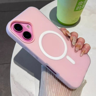 Ốp điện thoại silicon 2 trong 1 từ tính mờ sang trọng Jelly cho IPhone 16 15 14 13 12 11 Pro Max Plus Vỏ chống sốc chống rơi