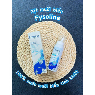 [HSD 9.2027] Xịt Fysoline Isotonic Spray, Xịt muối biển Pháp Fysoline 100ml dung dịch nước muối biển đẳng trương