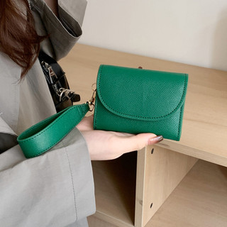 Móc Khóa Thời Trang Nữ Ví Mini Da PU Nhiều Thẻ Hộp Đựng Tiền Xu Đa Năng