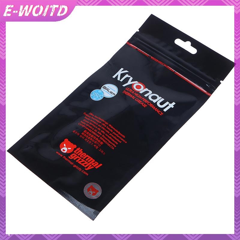 E-WOITD 1g Nhiệt Grizzly Kryonaut Extreme KE Dán Nhiệt Cho CPU / GPU Dung Tích Lớn Hợp Chất Làm Mát Mỡ Silicon HNVN