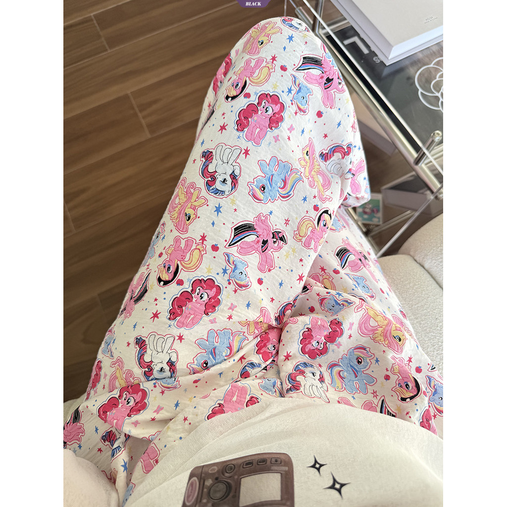 Pyjama My Little Pony cho nữ, phong cách Hàn Quốc, phù hợp mặc mùa hè