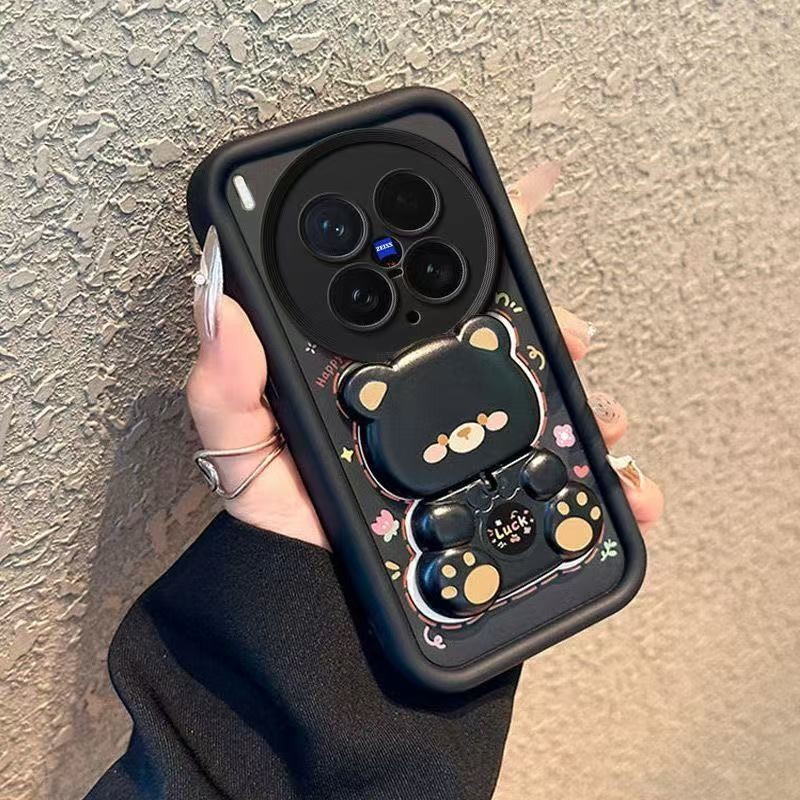 Dành Cho Vivo X200 FE X100 Ultra X90 X80 X70 X200 Pro V60 5G Ốp Lưng Điện Thoại Gương Túi Khí Vỏ Bảo Vệ