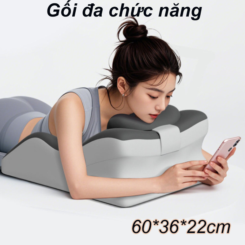 Gối Memory Foam đa năng Giảm đau vai gáy, Phân tán sự giải phóng áp suất, thiết kế công thái học