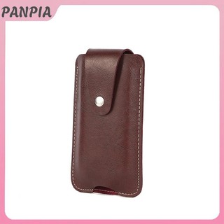 PANPIA-Men Da Điện Thoại Di Động Bao Da Đa Năng Thể Thao Ngoài Trời Thắt Lưng Kẹp Túi Thắt Lưng