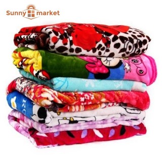 Chăn mền tuyết nhung cao cấp mềm mịn 1m x 2m, chăn văn phòng(mẫu ngẫu nhiên)