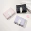 AllGIFT Ví Nhỏ Ngắn Dễ Thương, Túi ID Bé Gái Ví In Hình Mèo Con Thời Trang, Dây đeo Khóa PU Hộp đựng Thẻ Sinh Viên Túi đựng Tiền Nữ ﻿