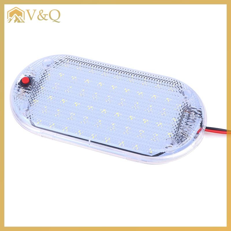 Littleloves1 60LED 12V-85V LED Xe Ô Tô Mái Vòm Trần Đèn Đọc Sách Nội Thất Mái Xe Nâng Ô Tô Độ Sáng Cao Cabin Dải Ánh Sáng EN
