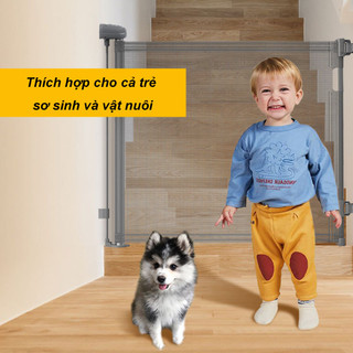 【BabyJoy】Cổng An Toàn Cầu Thang Cho Trẻ Em,Có Thể Thu Vào Cho Hàng Rào Cửa Em Bé,có thể gấp gọn bảo vệ an toàn