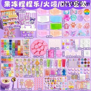 Tự Chế Jelly Wax Pinch Chất Liệu Gói Pinch Dụng Cụ Tự Làm Pinch Âm Nhạc Tự Chế Giải Nén Đồ Chơi Trong Suốt Jelly Wax