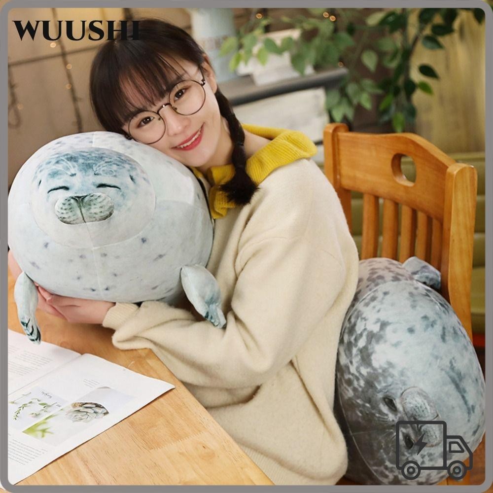 Pinou Thú Nhồi Bông Hình Hải Cẩu 30cm 40cm 60cm Mềm Mại Đáng Yêu