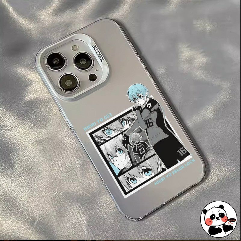 Vỏ KHÓA XANH Cho iPhone 12 11 Pro Max XR XS Max X 8 7 Plus SE 2022 2020 Vỏ Phim Hoạt Hình Dễ Thương Anime Isagi Yoichi Reo Nagi Seishiro Vỏ Điện Thoại Bạc Chống Sốc Cứng