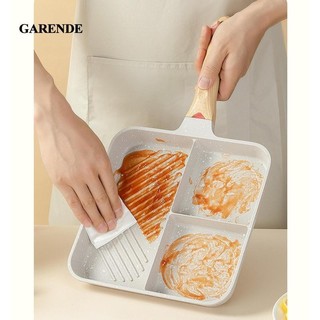 Garende Chảo Chiên Chống Dính Di Động Chia Nướng Nồi Chiên Vuông Omelette Cho