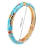 JUNYUE88US Vòng Tay Cloisonné Hoa Mẫu Đơn, Thiết Kế Cổ Điển, Phong Cách Hawaii, Quà Tặng Cho Nữ