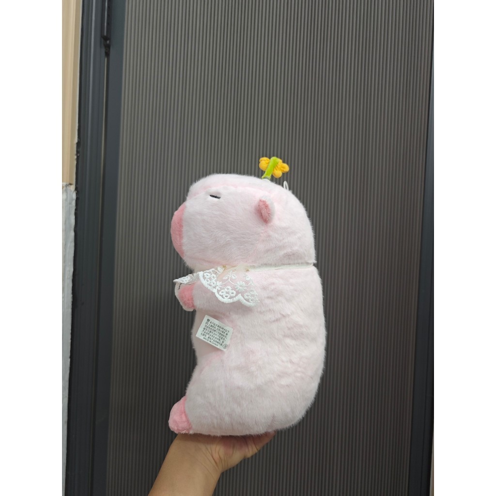 Capybara Chong Chóng Dễ Thương Gấu Bông Capybara Mũ Chong Chóng Chuyển Động Quay Capybara Đầu Hoa Mẫu Mới