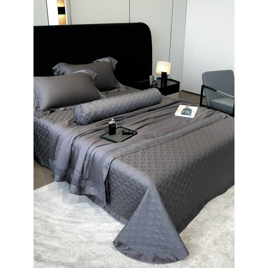 (L4563)Bộ Chăn Ga Tencel 120s LOVEWE Trần Mềm Mại Thoáng Khí - MemMinbedding Luxury