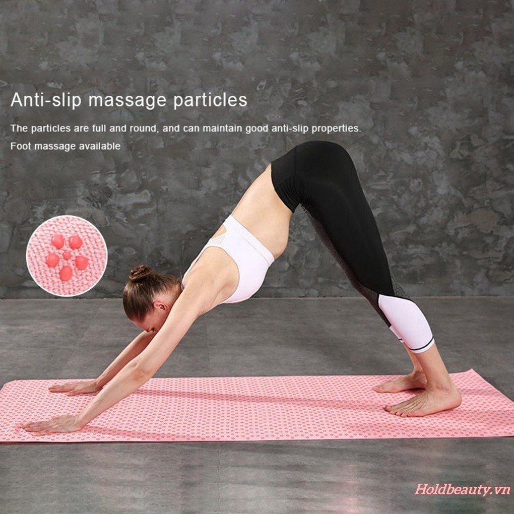 Khăn Thảm Tập Yoga Hoa Mềm Mại Chống Trơn Trượt Khăn Tập Luyện Thấm Hút Mồ Hôi Thiết Bị Tập Yoga