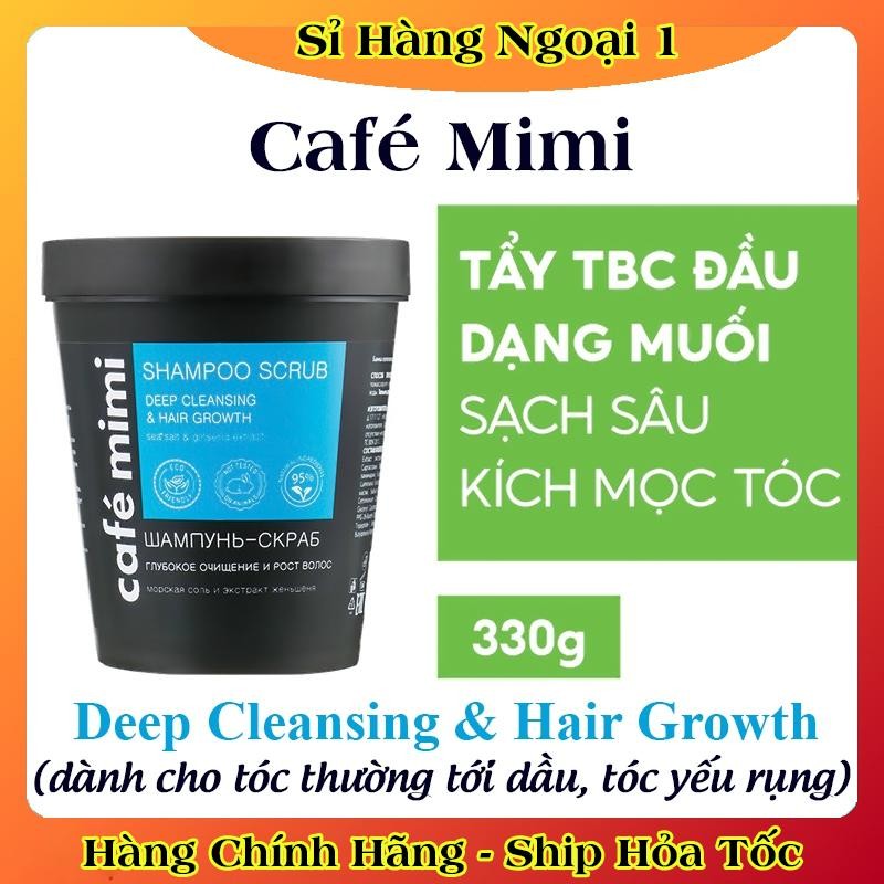 [DATE MỚI] Tẩy Da Chết Da Đầu Cafe MiMi 330G làm sạch da đầu, giảm dầu bết, dưỡng tóc của Nga -HÀNG CHÍNH HÃNG