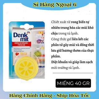 Sáp thơm khử mùi tủ lạnh Denkmit 40gr hương chanh – Hàng nội địa Đức