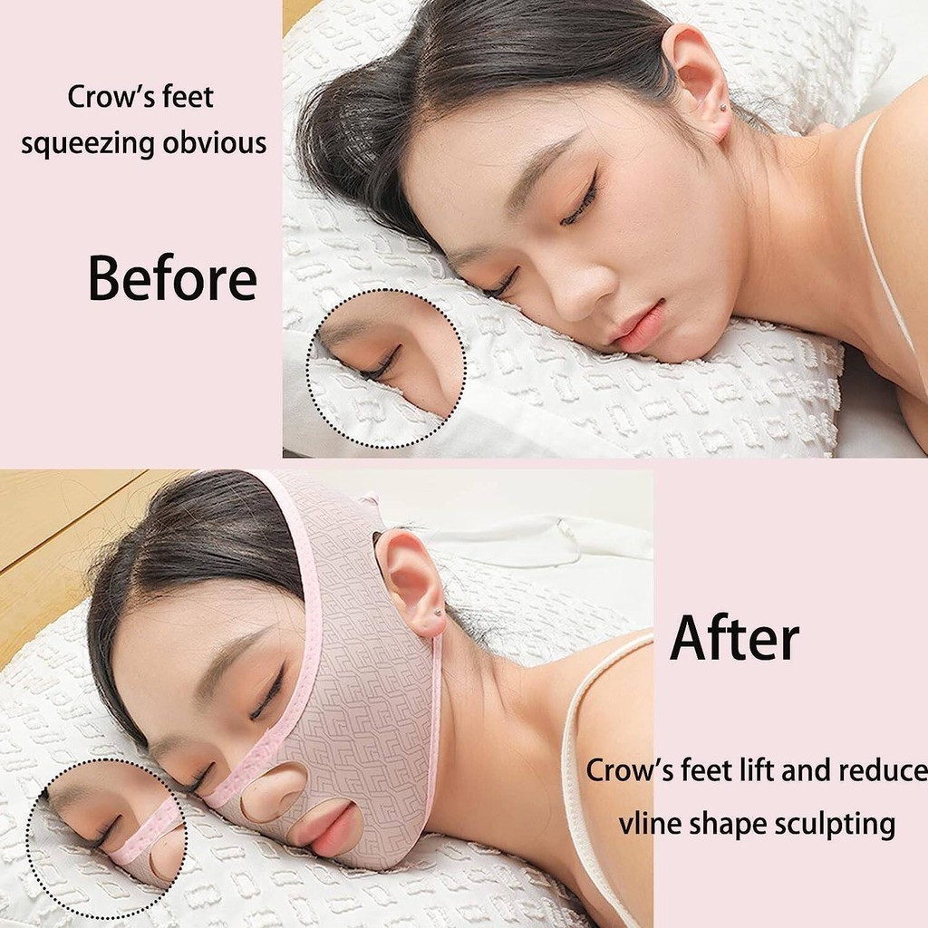 SEVICH  Beauty Face Sculpting Sleep Mask V Shaped Face Lifting Bandage Chống nhăn Làm săn chắc nâng Mặt nạ định hình Mặt nạ định hình Giảm béo Dụng cụ định hình
