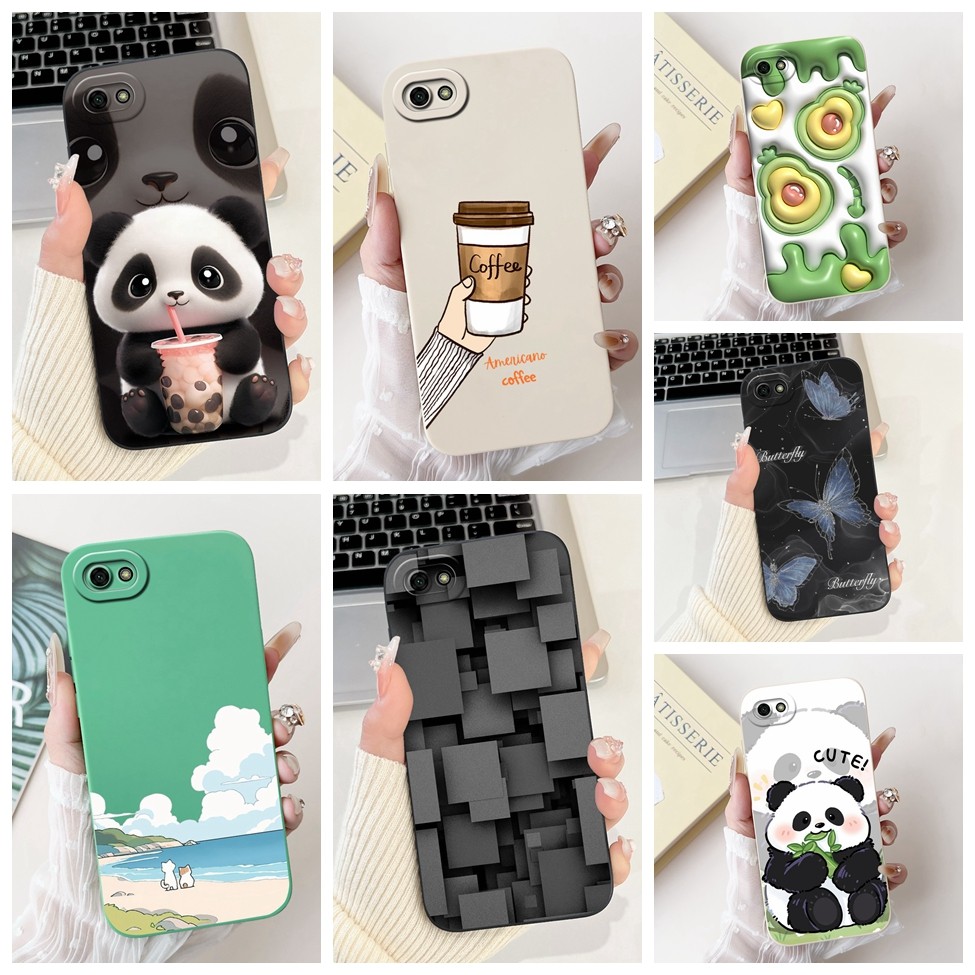Ốp lưng Vivo Y81i 1812 Y81 1808 Thời trang thẩm mỹ Ốp lưng sơn gấu trúc dễ thương Vivo Y81 1803 Ốp điện thoại V1732A 1808i