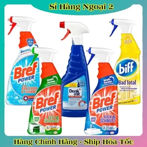Bình Xịt Tẩy Rửa Đa Năng Bref Power,Biff,LAFUM - Tẩy Bếp, Tẩy dầu mỡ, Inox, Diệt khuẩn 99.9% -Hàng Nội Địa Đức