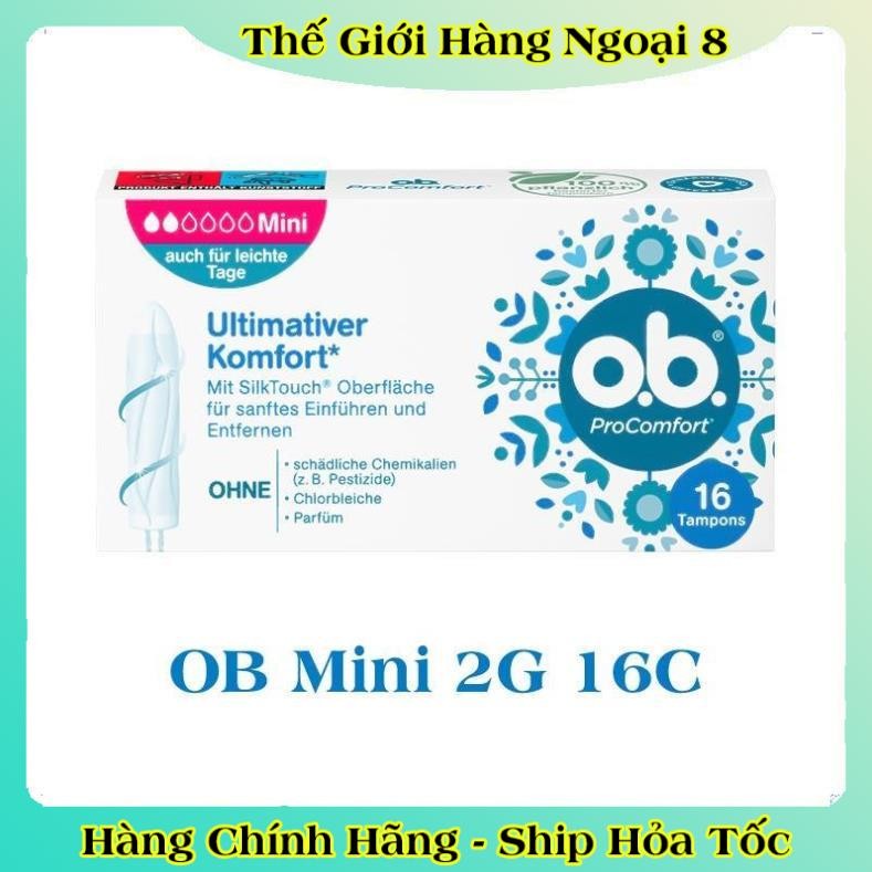 Băng vệ sinh Tampon Ob - Hàng Nội Địa Đức
