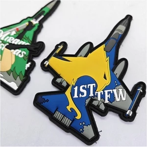 Patch_miếng dán Velcro PVC máy bay tiêm kích_retro