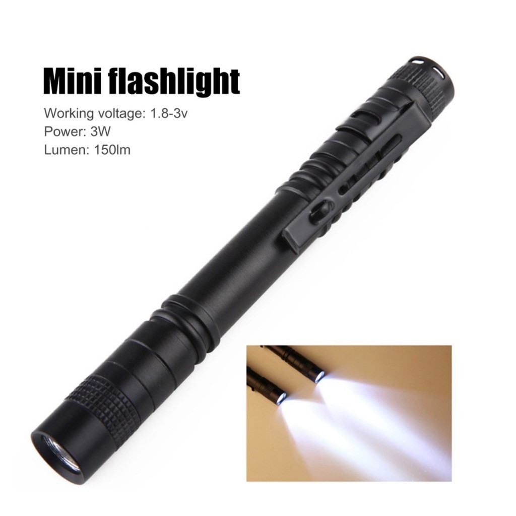 Đèn pin mini cầm tay dạng bút viết nhỏ gọn