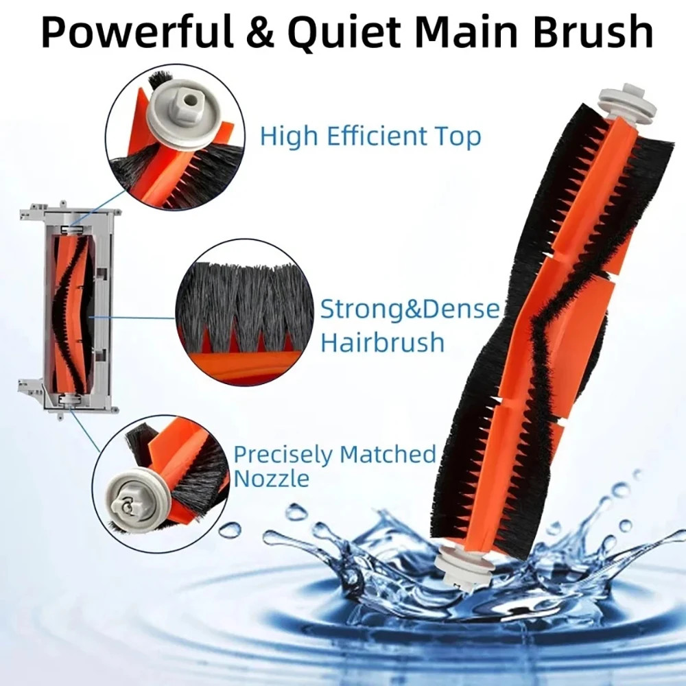 Dreame D9, D9 Max, D9 PRO, Bot L10PRO Robot Bàn chải bên chính Hepa Fliter