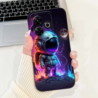 Ốp bảo vệ ống kính Xiaomi Redmi 13 2024 Redmi13 5G 4G Phi hành gia dễ thương Mèo khủng long Phim hoạt hình Vỏ điện thoại thạch silicon mềm